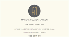 Desktop Screenshot of malene-helweg-larsen.dk